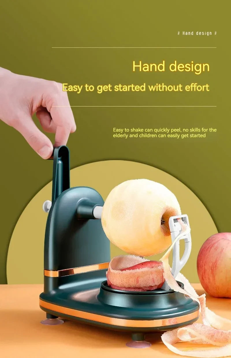 Household Hand-cranked Apple Peeler, Fruit Peeling Artifact, Kitchen Fruit Peeler, Automatic Peeler, Apple Peeling Artifact