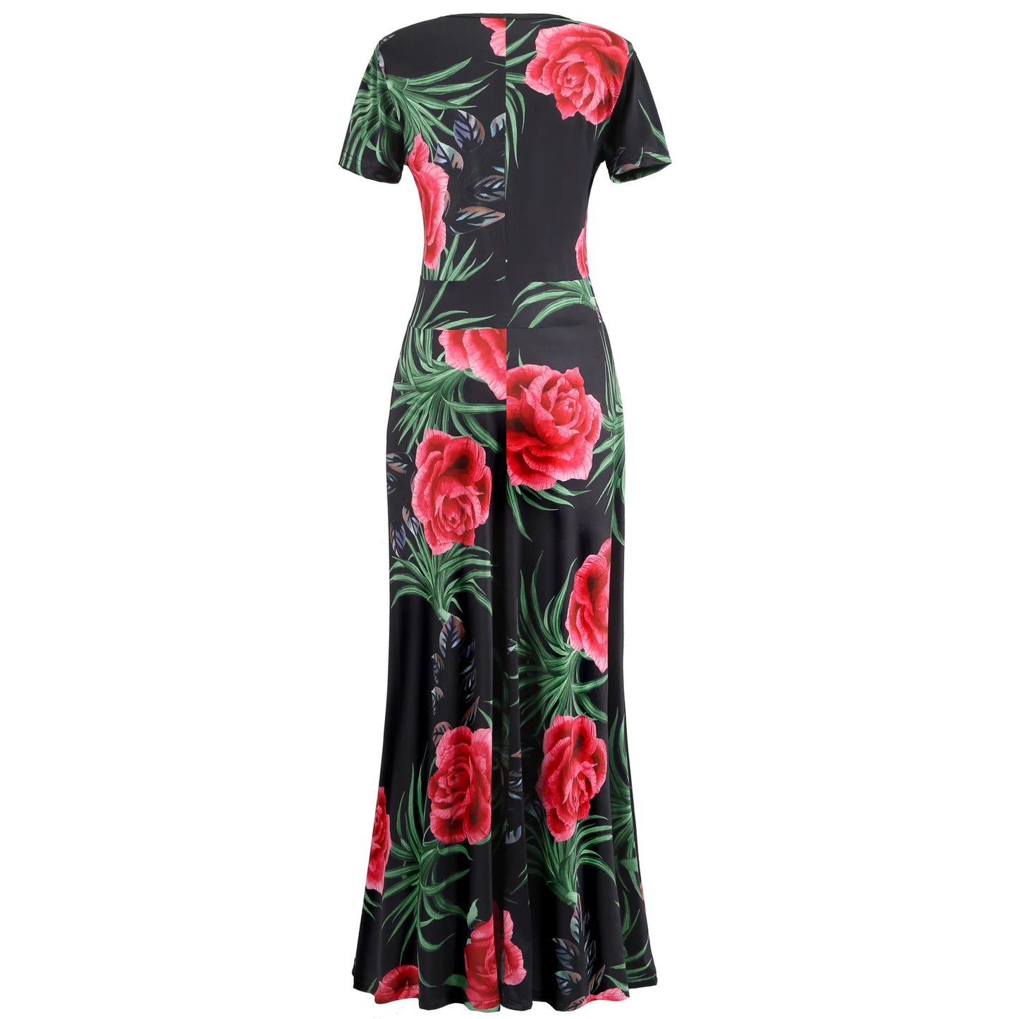 New Spring/Summer Dresses, Women's Big Swing Skirt, Sexy and Fashionable Digital Printing, European and American Fashion Style