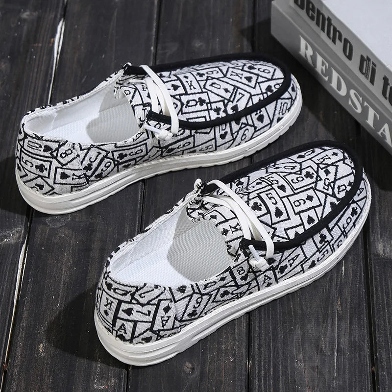 Women Orange Vulcanized Shoes Canvas Slip on Loafers Female Flat Shoes Fashion Ladies Walking Shoes Casual Sneakers 2023