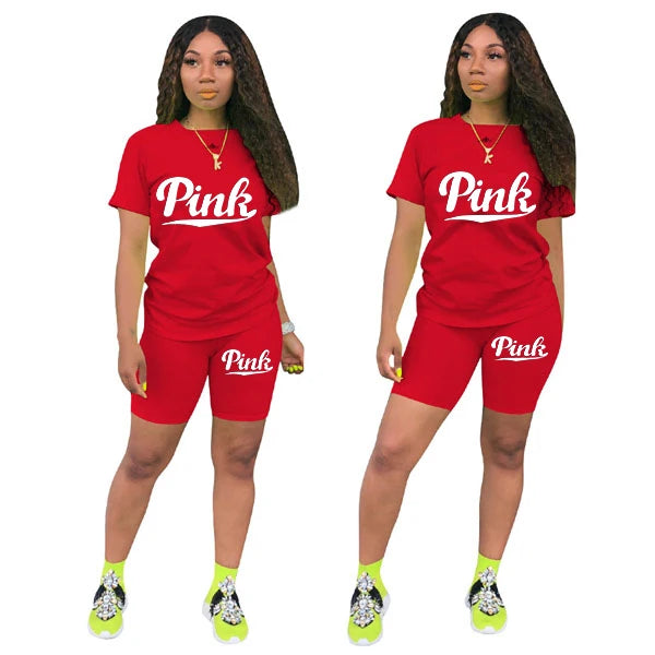 Woman Clothing Casual Two Piece Set for Women Tracksuit Short Sleeve Daily Summer Shorts T-Shirts O-Neck Matching Sets Women's