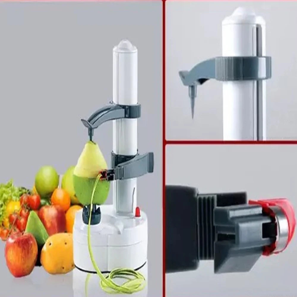 Multifunctional Electric Spiral Orange Apple Peeler Cutter Slicer, Automatic Potato Fruit Peeling Machine Kitchen Tools