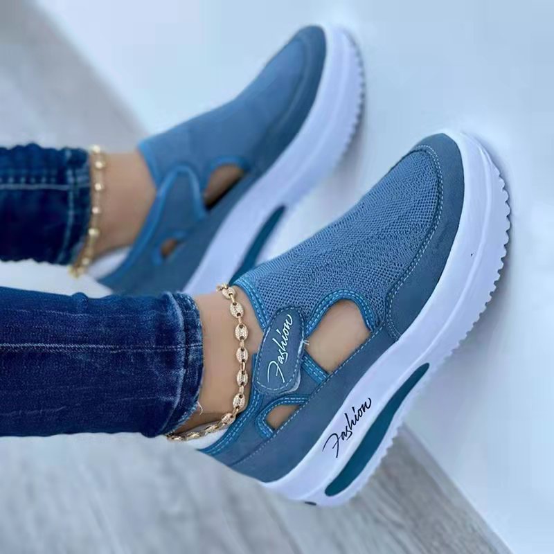 Women's Sneakers Platform Casual Breathable Sport Design Vulcanized Shoes Fashion Tennis Female Footwear Zapatillas Mujer2023