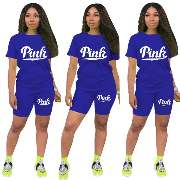 Woman Clothing Casual Two Piece Set for Women Tracksuit Short Sleeve Daily Summer Shorts T-Shirts O-Neck Matching Sets Women's