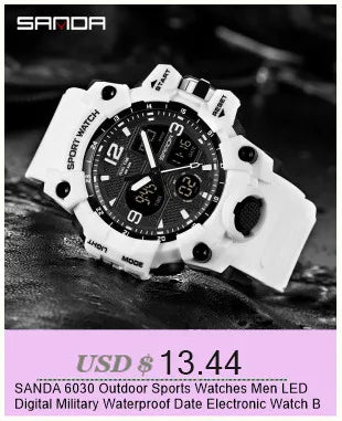 SANDA 9072 Mini Simple Students Wrist Watches Soft TPU Light Fashion Water Resistant Quartz women Outdoor Sports Analog Watch