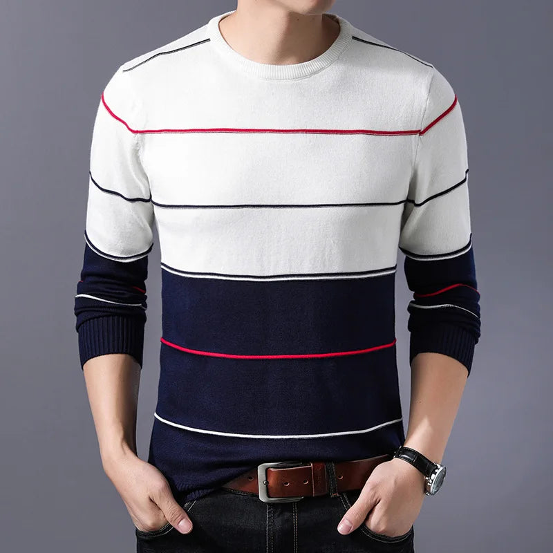 2022 Casual Thick Warm Winter Luxury Knitted Pull Sweater Men Wear Jersey Dress Pullover Knit Mens Sweaters Male Fashions 71810