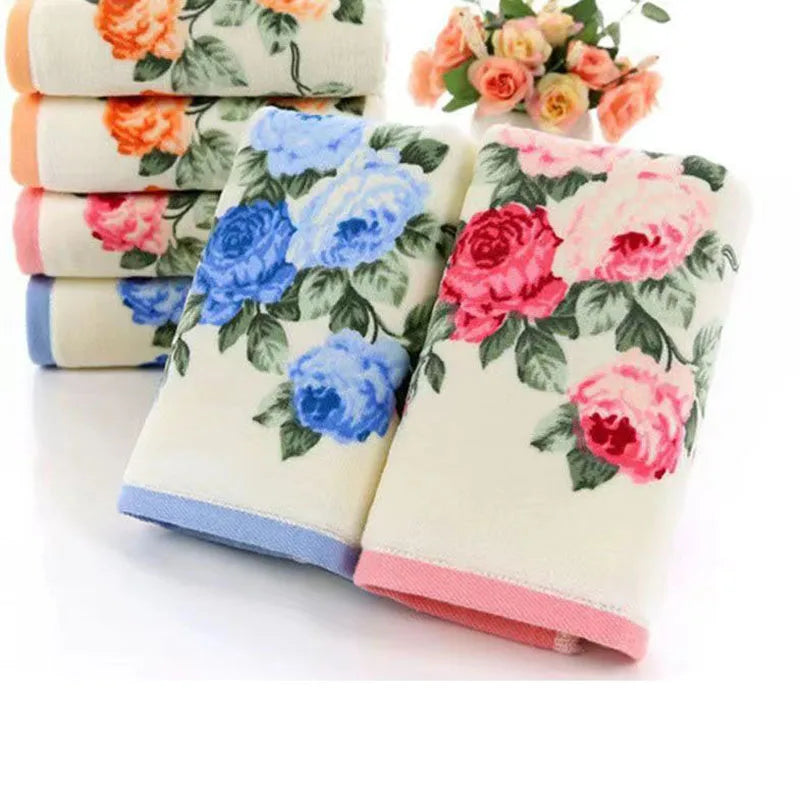 1PC  New Women Peony Towel bathroom Men's Towel Bath Towel 70 * 140cm High Quality Beach Towel