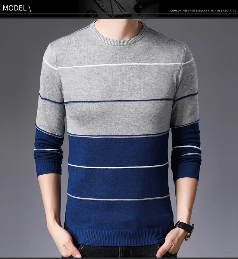 2022 Casual Thick Warm Winter Luxury Knitted Pull Sweater Men Wear Jersey Dress Pullover Knit Mens Sweaters Male Fashions 71810