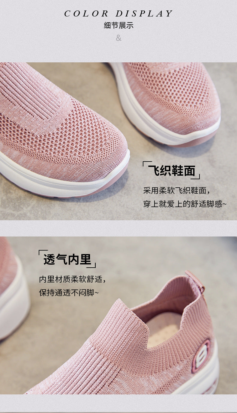 trainers woman sports Height Increasing Platform Shoes Sneakers Women Shoes Breathable Mesh Sports Shoes For Ladies Chunky Shoes