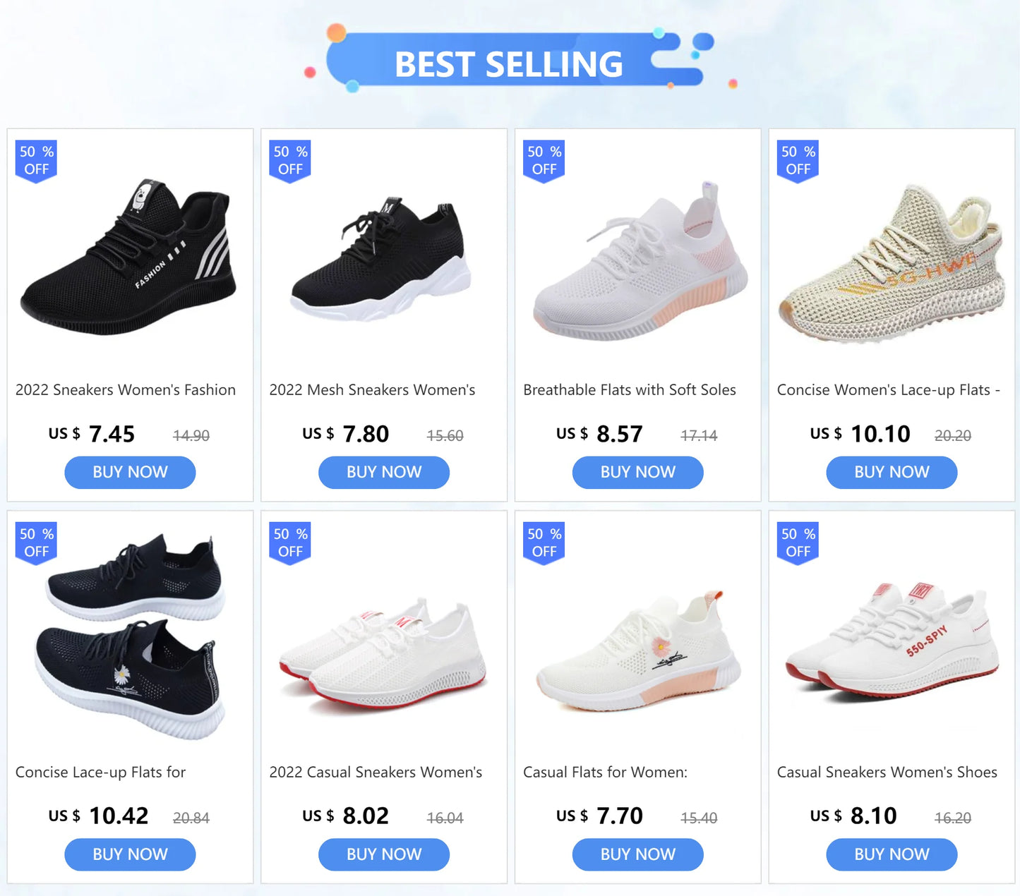 2022 Leisure Sports Cloth Shoes Men's Mesh Breathable Soft Sole Running Shoes