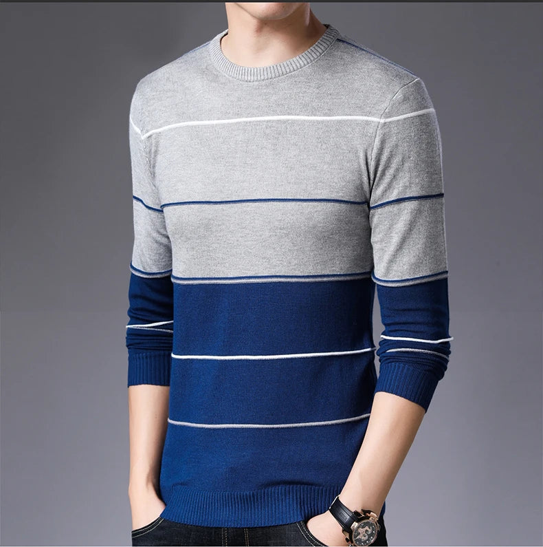 2022 Casual Thick Warm Winter Luxury Knitted Pull Sweater Men Wear Jersey Dress Pullover Knit Mens Sweaters Male Fashions 71810