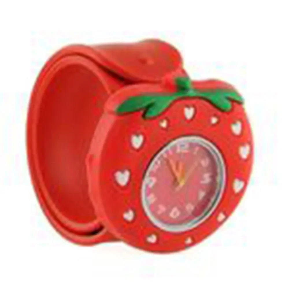 Children's Cartoon Watch Cute Animal Fruit Kids Silicone Patted Watch Girl Boy Favorite Toy Quartz Watch Christmas Birthday Gift