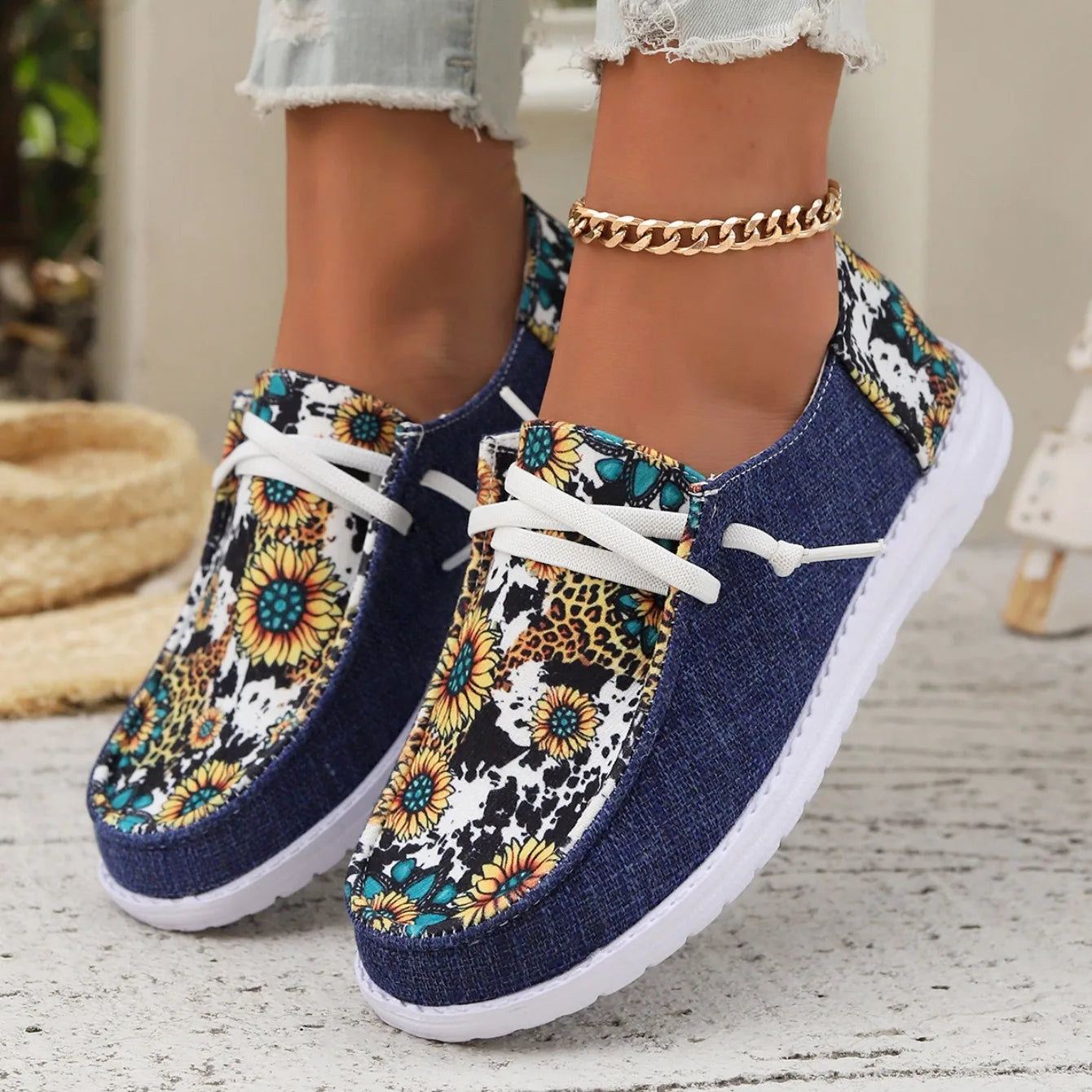 Fashion Designer Sneakers for Women Women's Round Toe Walking Shoes Matching Casual Comfortable Shallow Mouth Thick Sole Sneaker