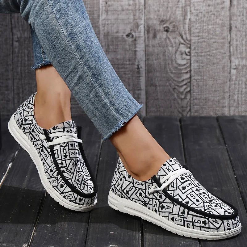 Women Orange Vulcanized Shoes Canvas Slip on Loafers Female Flat Shoes Fashion Ladies Walking Shoes Casual Sneakers 2023