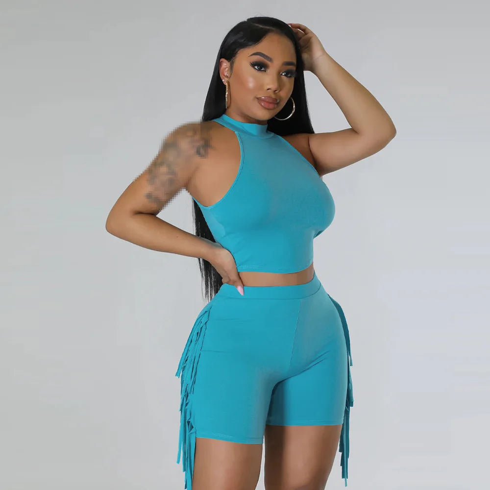 short sets 2 piece sets women outfit summer two piece set for women matching sets shorts crop top summer outfits for woman 2023