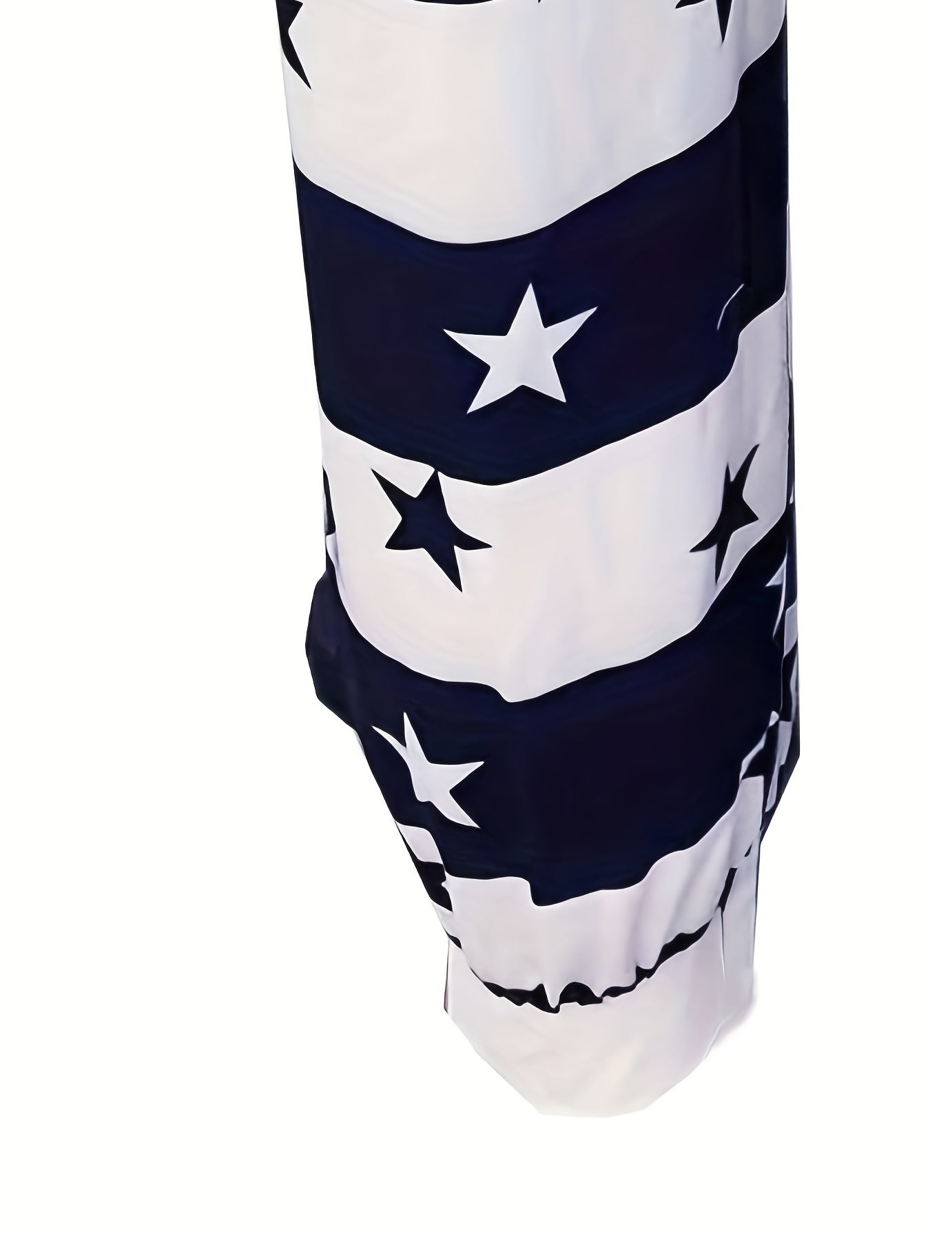 Stars & Stripe Print Pants, Casual Drawstring Waist Jogger Pants, Women's Clothing