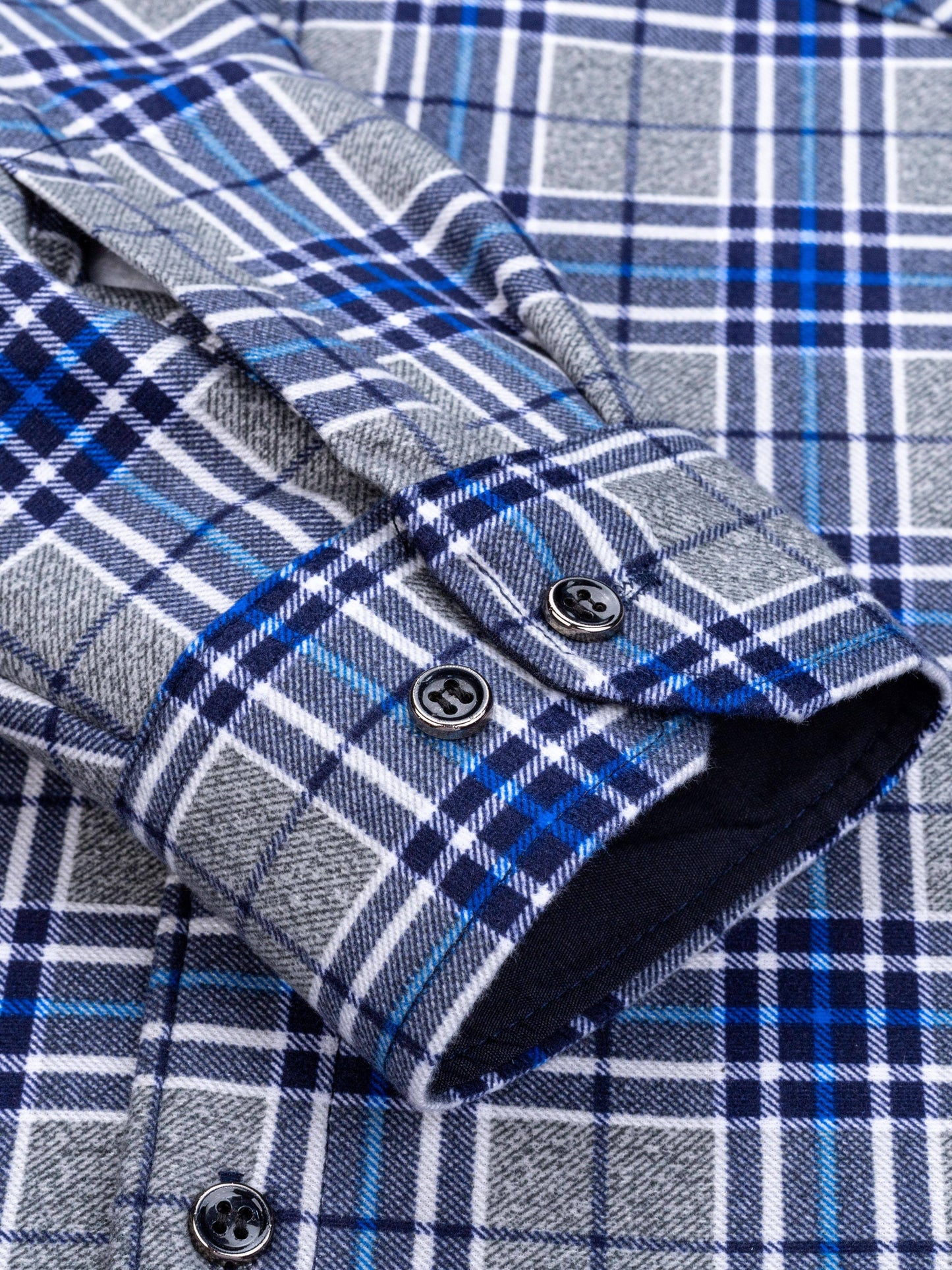 Men's Casual Plaid Long Sleeve Button-Down Shirt - Polyester Lapel Collar with Lining, Slight Stretch, Skinny Fit Woven Fabric for Fall/Winter, Single Breasted, Weekend Casual Style