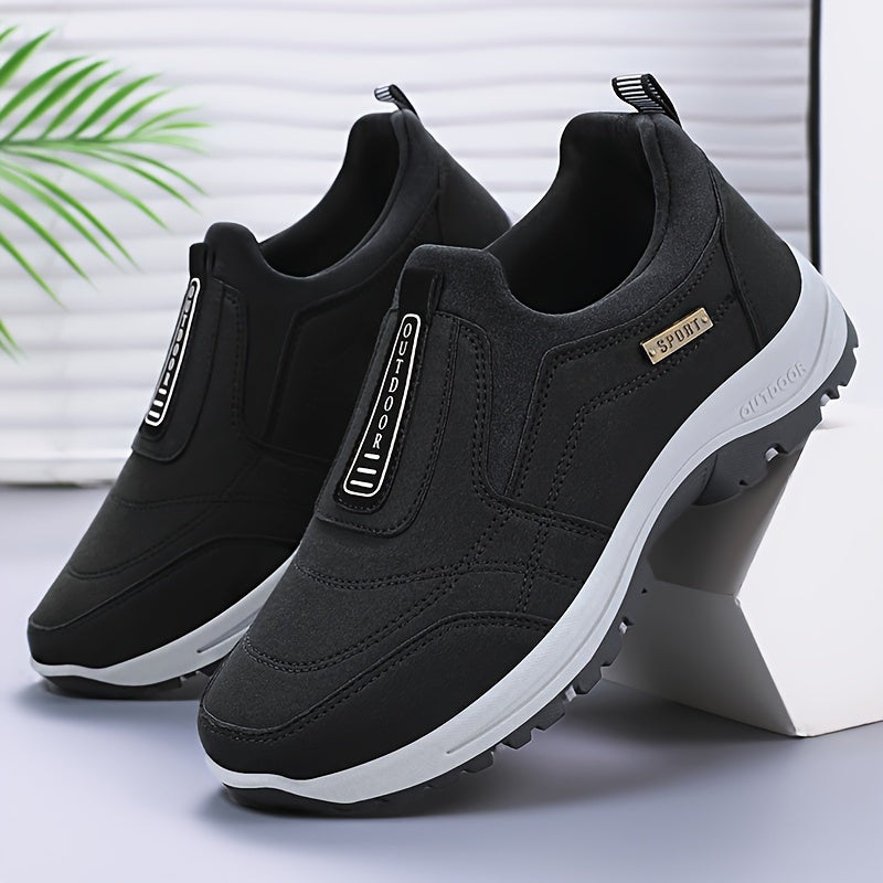 Men's Non Slip Soft Sole Sneakers | Outdoor Walking Camping Comfy