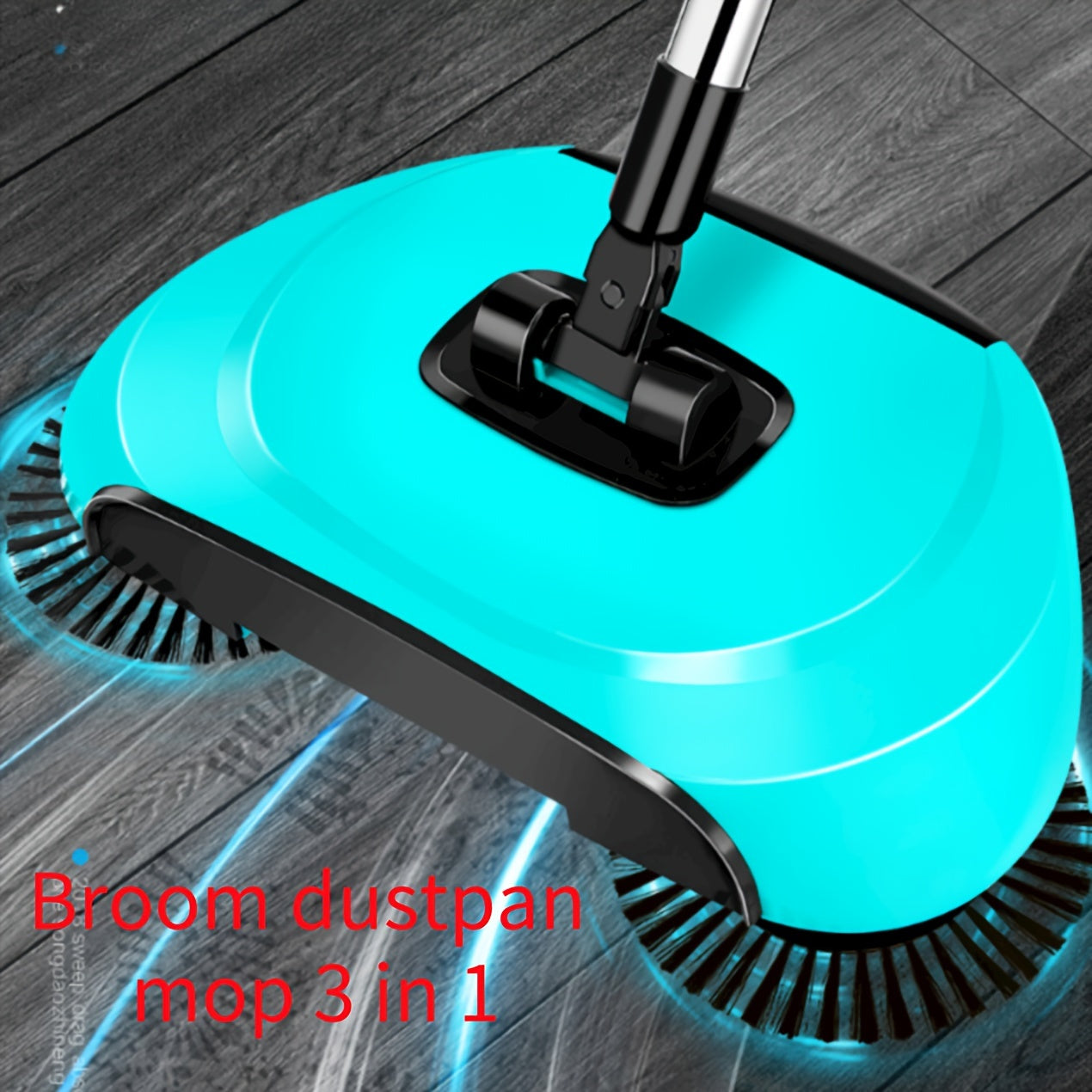 3 In 1 Multifunctional Hand Push Sweeper, Vacuum Cleaner, Hand Push Sweeping And Moping Machine, To Remove Garbage, Pet Hair And Dust, Dry And Wet Use, Suitable For Hardwood Ceramic Tiles.