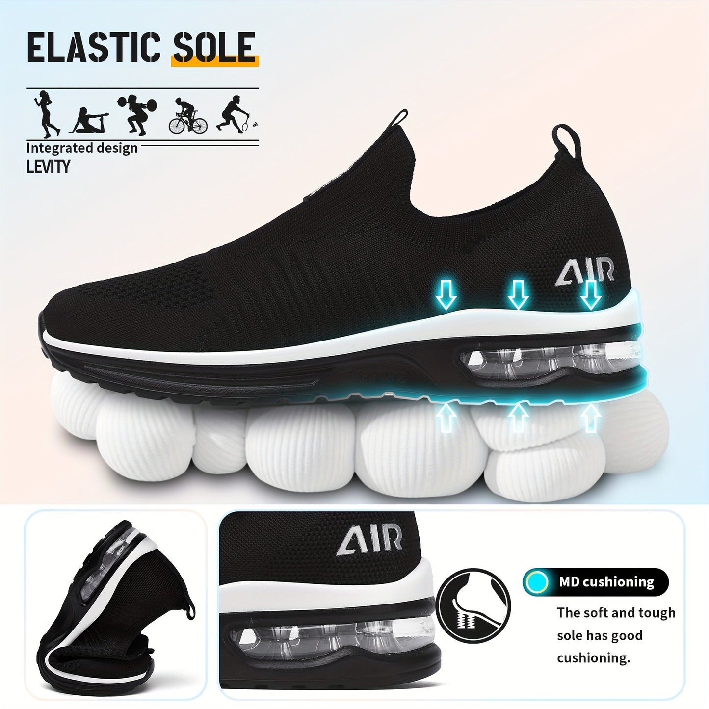 Womens Running Shoes Lightweight Air Cushion Walking Shoes Tennis Shoes For Women