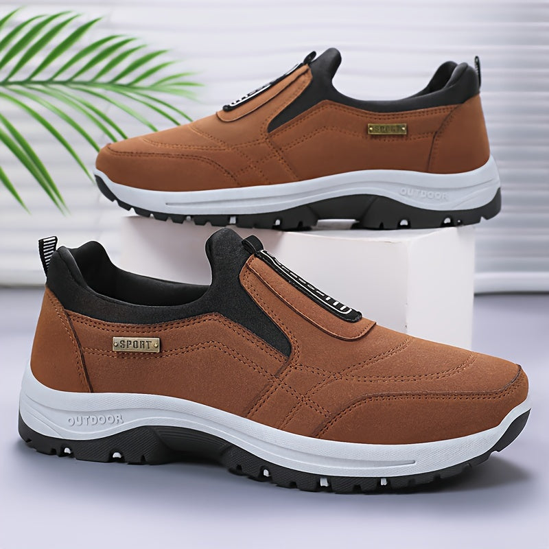 Men's Non Slip Soft Sole Sneakers | Outdoor Walking Camping Comfy