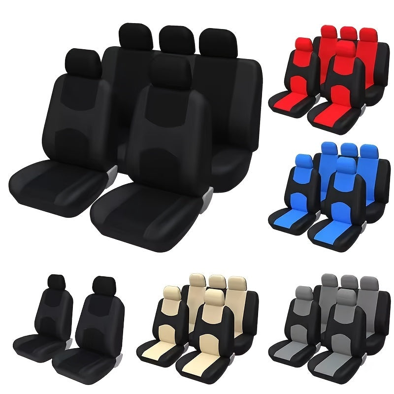 Car/Ship Seat Cover Detachable Headrests Polyestor Universal Seat Covers For Car