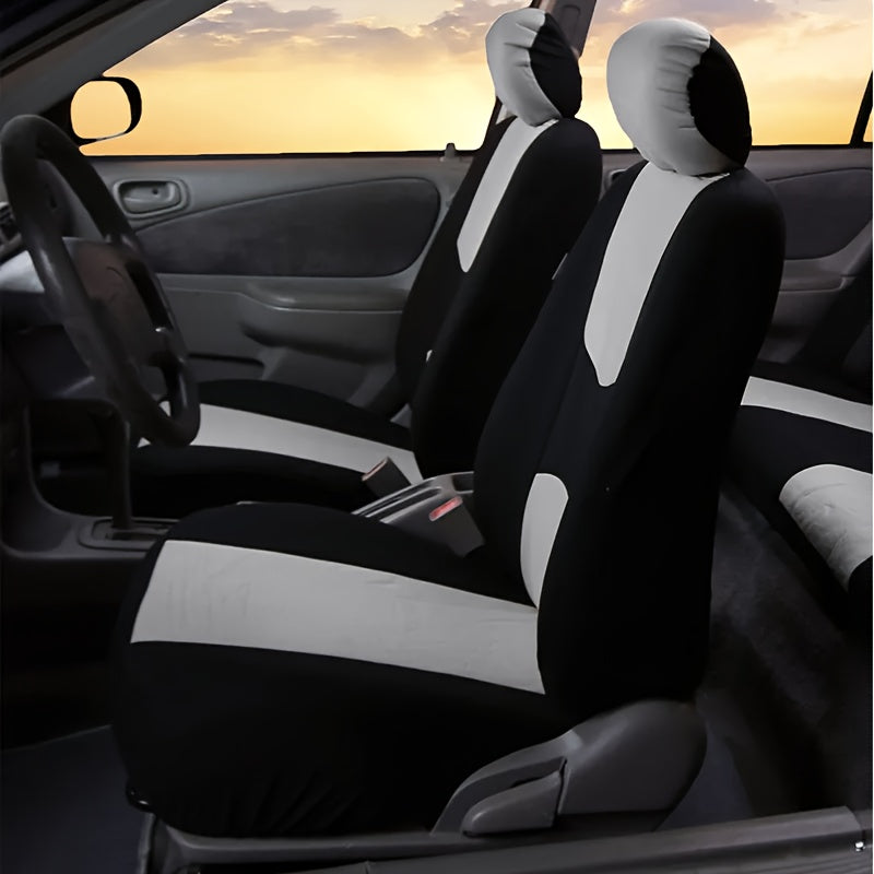 Car/Ship Seat Cover Detachable Headrests Polyestor Universal Seat Covers For Car