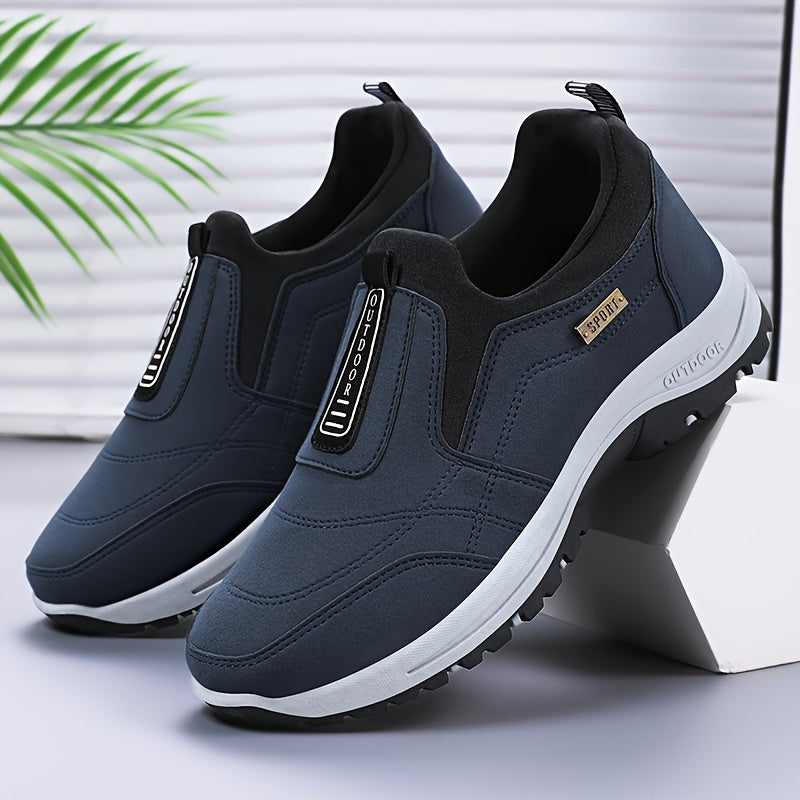 Men's Non Slip Soft Sole Sneakers | Outdoor Walking Camping Comfy