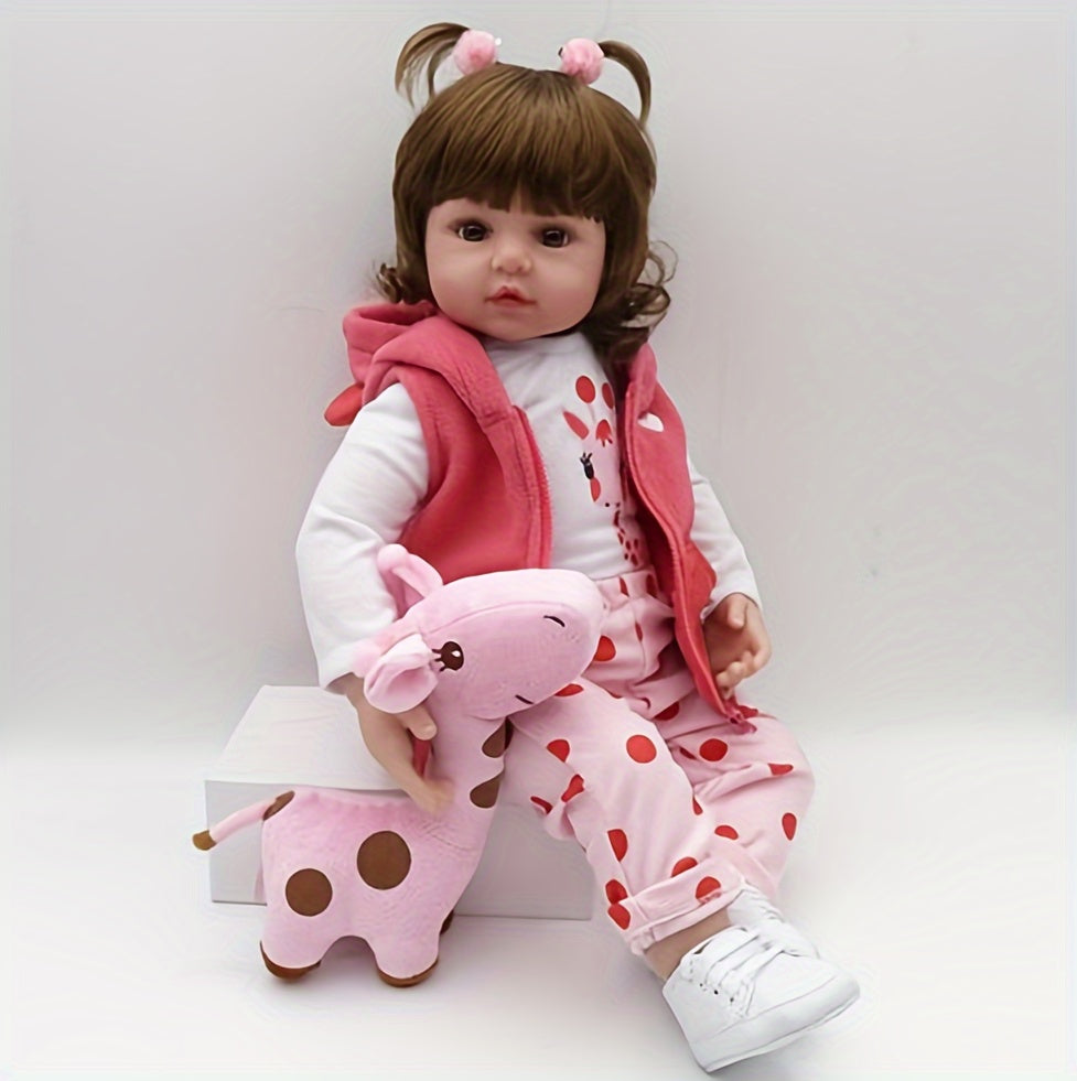 20 In Lifelike Reborn Dolls, Realistic Doll, Doll With Toy Accessories, Birthday/Chhristmas Gift, 2 Outfits Included