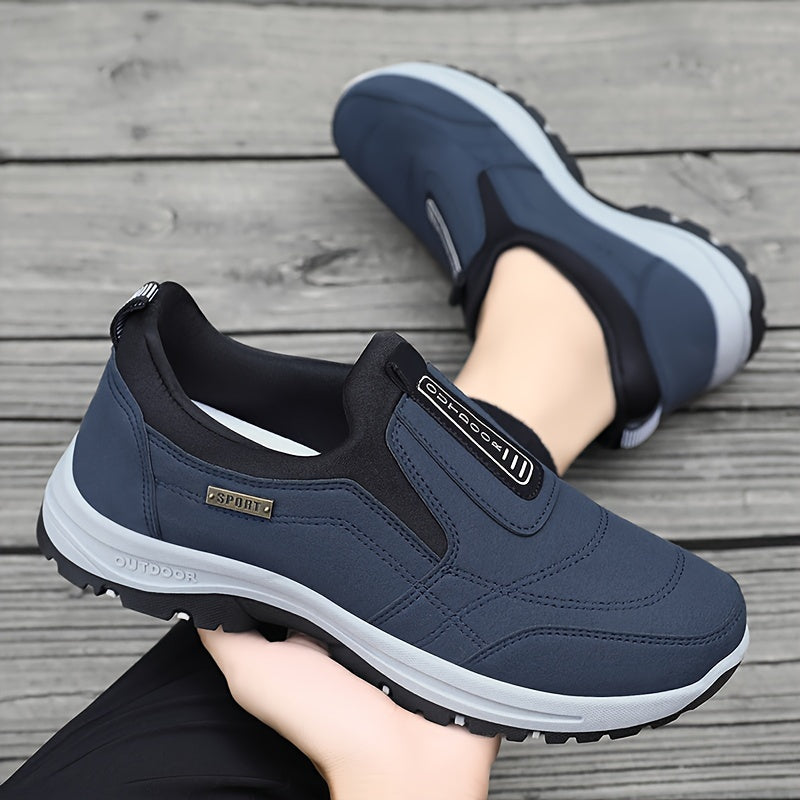 Men's Non Slip Soft Sole Sneakers | Outdoor Walking Camping Comfy