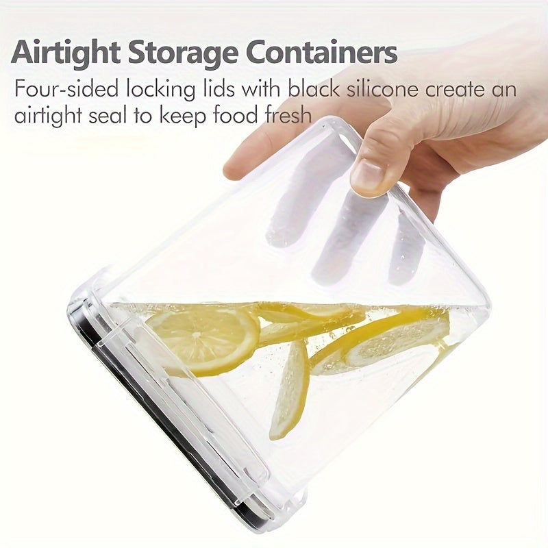 24pcs BPA-Free Airtight Food Storage Containers with Labels & Marker - Keep Spaghetti, Flour, Sugar, and Cereal Fresh for Longer