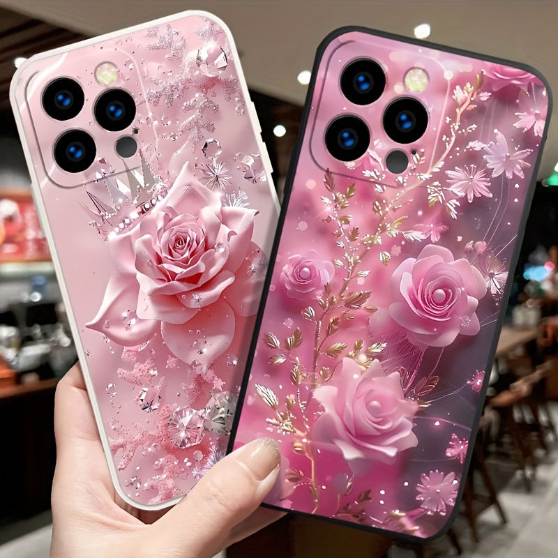 Pretty Fashion Lovely Cartoon Couple Soft Phone Case for Iphone 16Promax/16Pro/16Plus/16/15Promax/15Pro/15Plus/15/14Promax/14Pro/14Plus/14/13Promax/13Pro/13Mini/13/12Promax/12Pro/12Mini/12/ 11Promax/11Pro/11/Xsmax/Xr/X/8P/8/7