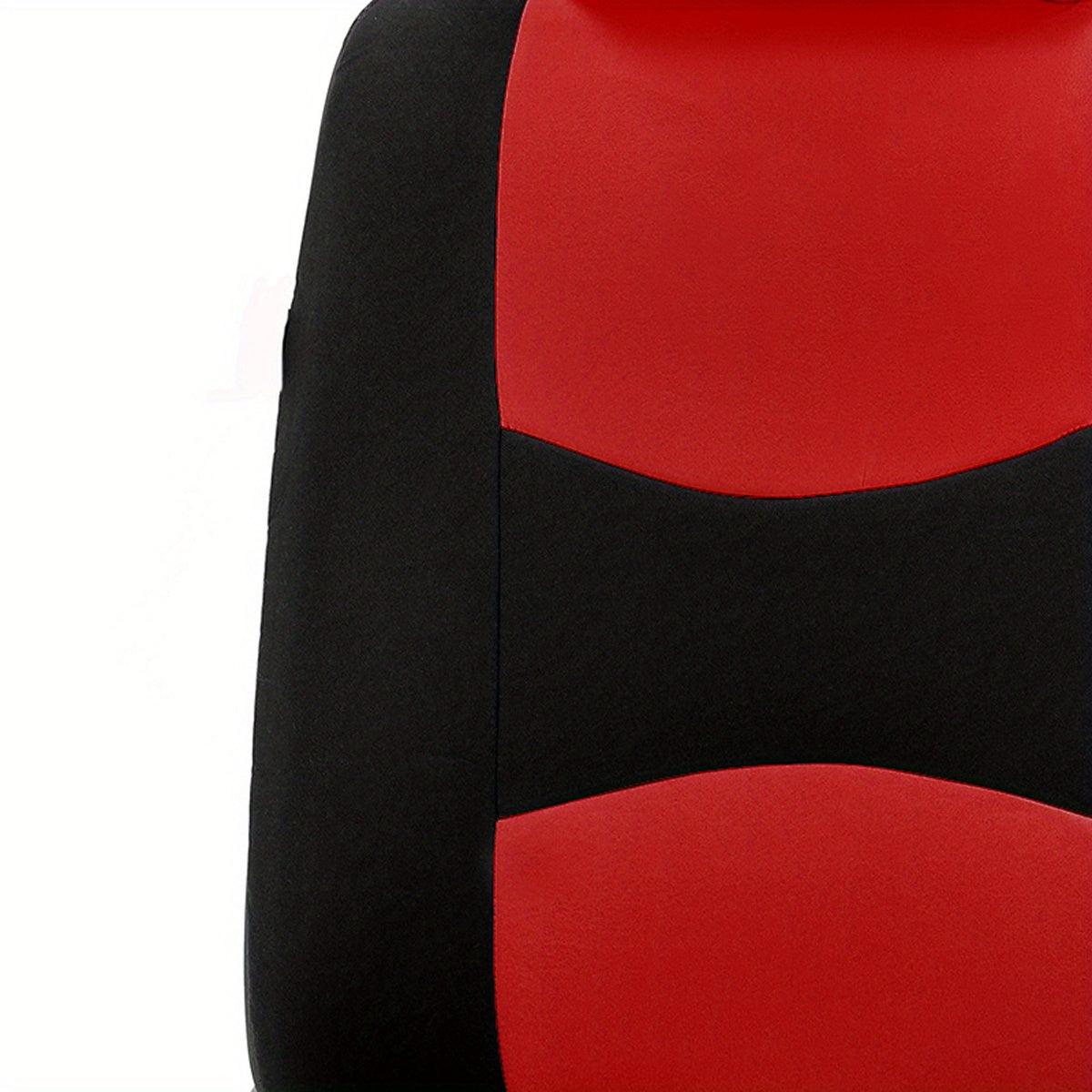 Stylish 5-Seat Comfort-Fit Car Seat Covers - Durable, Easy-to-Clean Polyester Protection for Vehicles