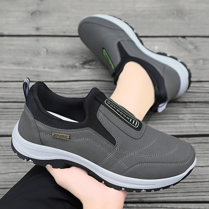 Men's Non Slip Soft Sole Sneakers | Outdoor Walking Camping Comfy